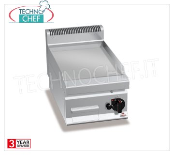 FRY TOP a GAS con PIASTRA LISCIA in MULTIPAN, modulo TOP, Mod.G7FL4B FRY TOP a GAS con PIASTRA LISCIA, BERTOS, Linea MACROS 700, Serie MULTIPAN, 1 modulo TOP con ZONA COTTURA da mm 395x500, potenza termica Kw.6,9, Peso 38 Kg, dim.mm.400x700x290h