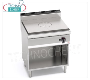 TECHNOCHEF - CUCINA TUTTAPIASTRA a GAS su VANO a GIORNO, Kw.10, Mod.G7TPM CUCINA TUTTAPIASTRA a GAS su VANO a GIORNO, BERTOS, Linea MACROS 700, Serie HIGH POWER, potenza termica Kw 10,00, Peso 88, dim.mm.800x700x900h