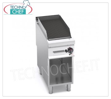 TECHNOCHEF - GRIGLIA PIETRALAVICA a GAS, 1 modulo su VANO a GIORNO, Linea MAXIMA 900, Mod.G9PL40M/G GRIGLIA PIETRA LAVICA a GAS, BERTOS, Linea MAXIMA 900, Serie COMFORT POWER, 1 modulo su VANO a GIORNO con ZONA COTTURA da mm 360x700, potenza termica Kw.9,00, Peso 57 Kg, dim.mm.400x900x900h