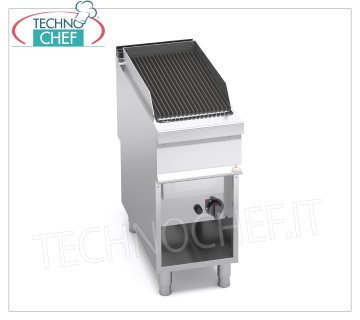 TECHNOCHEF - GRILL VAPOR-ACQUA a GAS, 1 modulo su VANO a GIORNO, Mod.G9WG40M GRILL VAPOR-ACQUA a GAS, BERTOS, Linea MAXIMA 900, Serie WATER GRILL, 1 modulo su VANO a GIORNO con ZONA COTTURA da mm 350x630, potenza termica Kw.12,00, Peso 60 kg, dim.mm.400x900x900h