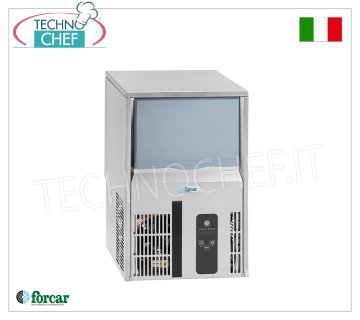 FORCAR - FABBRICATORE DI GHIACCIO in CUBETTI PIENI, resa  20 Kg/24 ore, DEPOSITO 6 kg