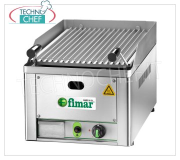 Fimar - GRIGLIA PIETRA LAVICA a GAS, 1 modulo TOP, Mod.GL33 Griglia pietra lavica a gas,1 modulo top completo di grigliato carne, potenza termica 6,5 Kw, dimensioni mm. 330x540x220h.