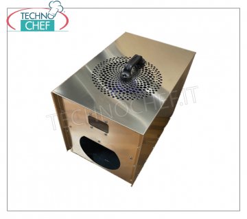 Generatore di Ozono  professionale da 3 gr/h,  portatile per ambienti  150  m/cubi Generatore di Ozono portatile  da  3 gr/h  per ambienti fino a  150  m/cubi, realizzato in acciaio inox V. 230/1, kw 0,16, dimensioni mm 510X240X400h