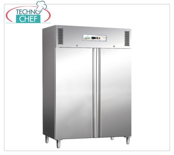 Forcar - Armadio Congelatore-Freezer 2 porte, lt.1325, Temp.-18°/-22°C, Ventilato, Classe D, mod.G-GN1410BT