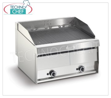 GRILL VAPOR GAS versione TOP, Linea POWER, Doppio Modulo -  ARRIS - SERIE 700 - Richiedere Preventivo GRILL VAPOR GAS versione TOP, Linea POWER, DOPPIO MODULO a comandi indipendenti con ZONA di COTTURA da mm 760x470, completa di grigliato a tondini, dispositivo per regolazione piani cottura, potenza termica 21,00 kw, Peso 83 Kg, dim.mm.800x700x440h