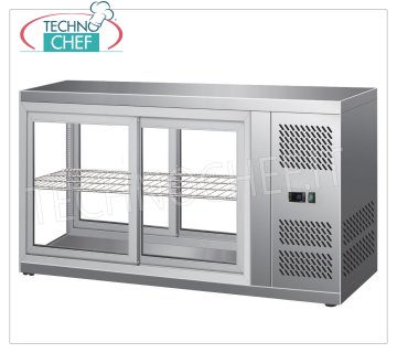 Forcar - VETRINA ESPOSITRICE REFRIGERATA, capacità lt.190, Ventilata, Classe C, mod.G-HAV131