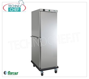 FORCAR - CARRELLO CALDO VENTILATO di Mantenimento in Temperatura, 20 TEGLIE GN 1/1