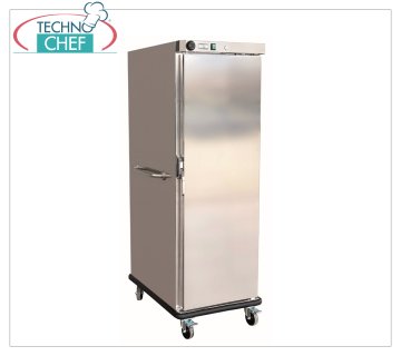 Carrello Portateglie Armadiato e Riscaldato, per 20 Teglie GN 1/1, Mod.HE290 Carrello Portateglie armadiato e riscaldato, per 20 Teglie GN 1/1, ventilato, temp.+30°/+90°C, con maniglia laterale, V.230/1, Kw.0,8, dim.mm.830x672x1776h