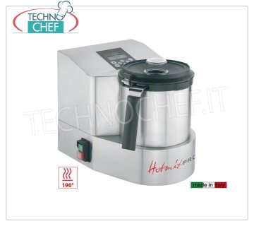 Cutter Termico Multifunzione mod. GASTROX di HOTMIXPRO Cutter Termico Multifunzione con Sistema di Cottura da: 24° a 190° C. , Vasca da lt 2,6 - da 0 a 16.000  giri,  Motore da 1800 W con Turbo Air Motor System, SD Card ,  V. 230/1, Kw  3,3, Peso kg 15 - Dim. cm 32x42x29,6h