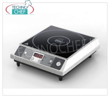 TECHNOCHEF - PIASTRA ad INDUZIONE da TAVOLO, SUPERFICIE Ø 280 mm, Kw.2,7, Mod.ICT27