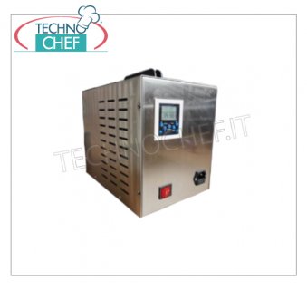 Generatore di Ozono professionale da 10 gr/h, portatile  per ambienti fino a 300 m/cubi Generatore di Ozono portatile  da 10  gr/h  per ambienti fino a 300 m/cubi, realizzato in acciaio inox V. 230/1, kw 0,12, dimensioni mm 300x230x200h
