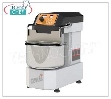 IMPASTRATRICE a SPIRALE da 5 Kg (vasca da lt.7,2), dim.mm.290x510x530/700h