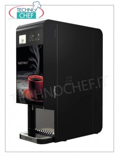 TECHNOCHEF - Distributori bevande calde, macchina per prodotti liofilizzati con 2 erogatori Distributore automatico per prodotti solubili in acqua, con 2 erogatori, display elettronico, V.230/1, kw 1,10, dimensioni mm: 200x390x520h