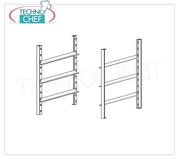 TECHNOCHEF - Kit Porta Teglie, Mod.KTT1 Kit porta teglie per supporto forno START 4-44BIG / 6-66 BIG L