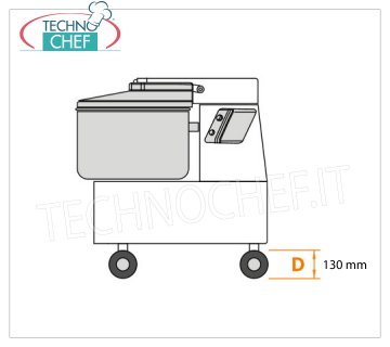 Fimar - KIT 4 RUOTE Kit 4 ruote di cui 2 con freno, per impastatrice a spirale Mod.50 SN-CNS-FN