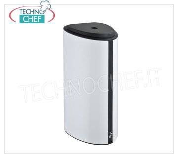 Dispenser Automatico per gel igienizzante o sapone lavamani da 800 ml Dispenser automatico per gel igienizzante o sapone lavamani, capacità fino a 800 ml – costruito in  ABS  antibatterico, peso 0,5 Kg, dimensioni mm 106 x122x270h