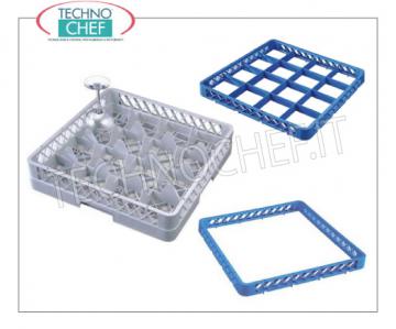 CESTELLO Componibile per BICCHIERI con 16 Scomparti