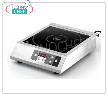 TECHNOCHEF - PIASTRA ad INDUZIONE da TAVOLO, SUPERFICIE Ø 280 mm, Kw.3,5, Mod.ICT35S