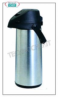 Caraffe termiche Caraffa isotermica inox, con vetro interno, capacitò 1,9lt.