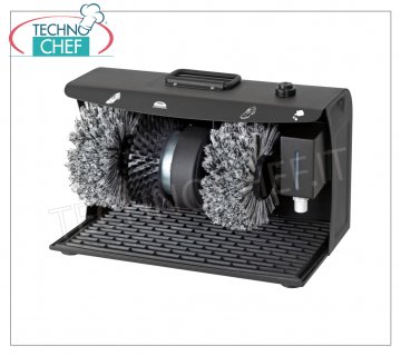 Pulisciscarpe / Lucida scarpe  elettrico con 2 Spazzole Lucidanti ed 1 Pulente con  distributore di Lucido