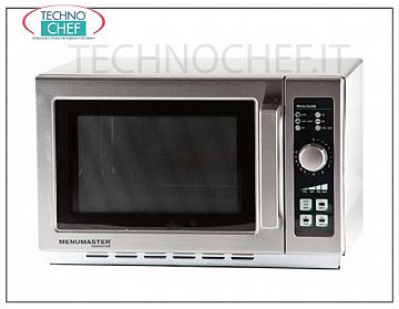 MENUMASTER, Forno microonde Professionale, mod. RCS511DSE,  COMANDI MANUALI Forno microonde Professionale MENUMASTER, con COMANDI MANUALI, camera cottura da mm 368x381x216h, adatta per contenitori GN 2/3, potenza resa Kw 1,1,  V.230/1, Kw 1,55, peso 18,6 Kg, dim.mm 559x438x349h