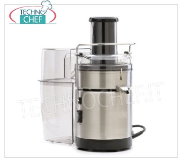 Technochef - CENTRIFUGA PROFESSIONALE per FRUTTA e VERDURA Centrifuga per frutta e verdura costruita in acciaio inox, velocità 6300 giri/min, V.230/1, Kw.0,24, peso 5 Kg, dim.mm.205x310x360h