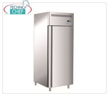 Forcold - Armadio Congelatore-Freezer 1 Porta, Premium line, con Monoblocco, Sistema plug-in, lt.605, Temp.-18°/-22°C, Ventilato, GN 2/1, Classe B, mod.M-GNH610BT-FC