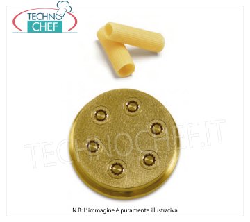 Technochef - Trafila Maccheroni rigati 8 mm