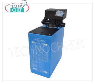 Technochef - ADDOLCITORE SEMI AUTOMATICO CABINATO, Portata max 500 lt/h Depuratore/Addolcitore semi autimatico cabinato, attivazione manuale della rigenerazione tramite pulsante, portata max 500 lt/h, dim.mm.245x340x485h