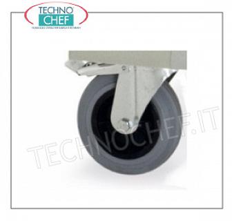 Technochef - Kit  2 ruote  con  Freno, mod. F-