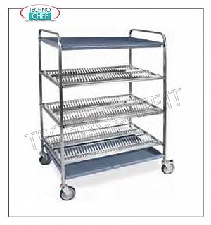 Carrelli scolapiatti/bicchieri