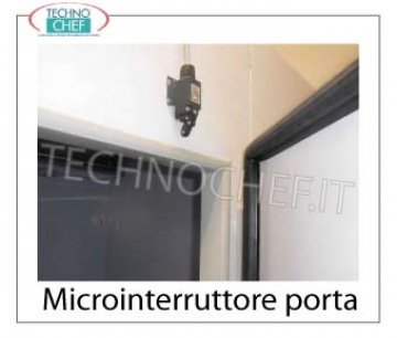 Microinterruttore porta Microinterruttore porta (consente l'accensione luce interna ed il contemporaneo arresto delle ventole aprendo la porta)