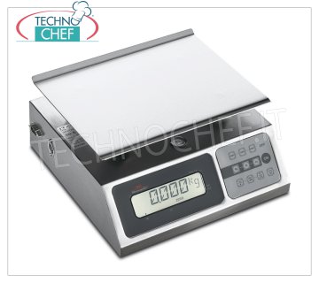 Bilancia elettronica digitale da tavolo, portata max 40 Kg