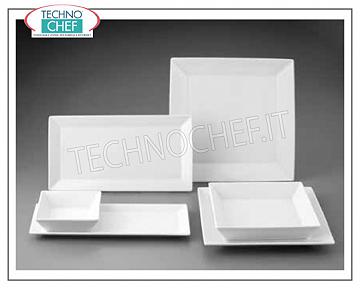 GURAL PORSELEN - Porcellane per Ristorante PIATTO PIANO, Collezione Merid Bianco, cm.21x21, Marca GÜRAL PORSELEN -- Acquistabile in confezione da 12 pezzi