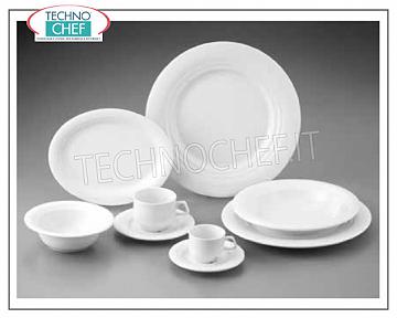 GURAL PORSELEN - Porcellane per Ristorante PIATTO FRUTTA, Collezione Moscow Bianco, Marca GÜRAL PORSELEN