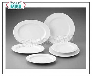 GURAL PORSELEN - Porcellane per Ristorante PIATTO PIANO, Collezione Delta Bianco, cm.32, Marca GÜRAL PORSELEN -- Acquistabile in confezione da 6 pezzi