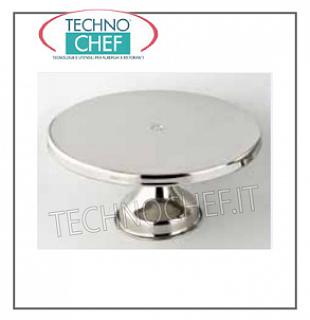 Alzate per torta ALZATA TORTA IN ACCIAIO INOX, ILSA, H.15, Diametro Cm.32