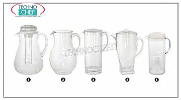 Caraffe e Decanter CARAFFA GRADUATA CON COPERCHIO IN POLIPROPILENE