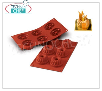 Stampo Silicone ''Gugelhopf'', Ø70  h 36 mm
