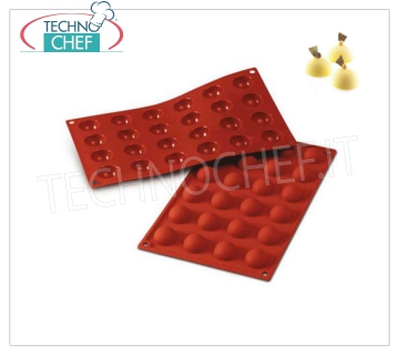 Stampo Silicone ''Semisfera piccola'', Ø30 h 15 mm