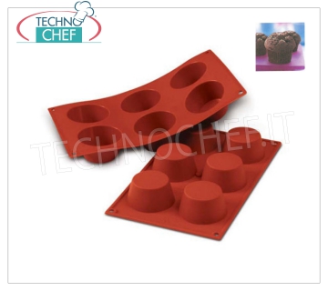 Stampo Silicone ''Muffin medio'', Ø69 h 35 mm
