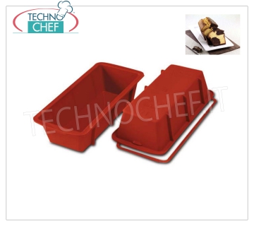Stampo Silicone ''Plume-Cake'', dim.mm.300x100, h 70