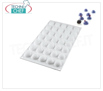 Stampo Silicone ''Micro Dome'', Ø26 h 14,75 mm