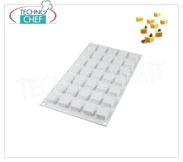 Stampo Silicone ''Micro Square'', dim.mm.21x21, h 13