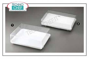 Vetrine espositive neutre da banco VETRINETTA ESPOSITORE RETTANGOLARE IN PLASTICA