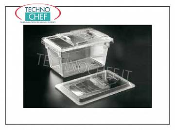 Barattoli per la conservazione del cibo Contenitore rettangolare per stoccaggio, CAMBRO, Lt.11,4, Cm.30,5x45,7x15,2