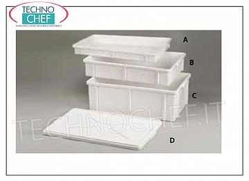 Coperchi porta pagnottine in plastica Coperchi per tutti i modelli di cassetta porta pagnottine in plastica alimentare dimensioni mm. 600x400