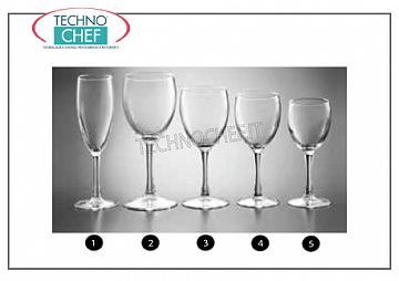 Bicchieri per la Tavola - serie complete coordinate CALICE FLUTE, ARCOROC, Collezione Princesa Temperato