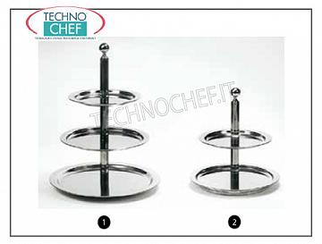 Alzate per bar/buffet ALZATA GIREVOLE IN ACCIAIO INOX, PINTINOX, H.55 Cm.