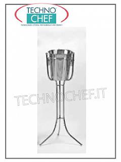 Secchielli Portabottiglie per vini, spumanti e champagne COLONNA PORTASECCHIELLO CHAMPAGNE PIAZZA INOX H 60